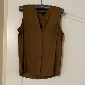 Banana Republic Tan Sleeveless Blouse